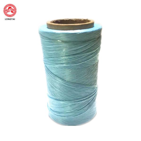 Fire Resistance Polypropylene Cable Filler , Fibrillated PP Cable Filler Yarn Twisted