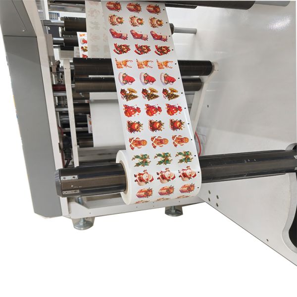 Customized Printing Self Adhesive Paper Christmas Holiday Labels Christmas Gift Sticker Labels Cartoon Sticker Sheet