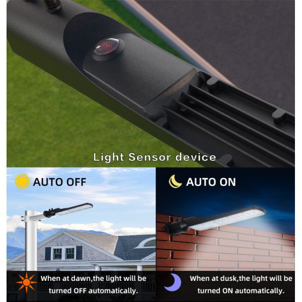 KCD Наружная лампа Алюминиевое корпус Умный водонепроницаемый IP66 40w 75w 100w 150w 200w 250w 300w Современный светодиодный уличный свет