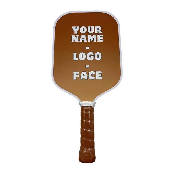 Orange Fiberglass Surface Pickleball Paddle 16mm Orange Pickleball Paddle