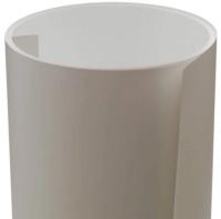 Ligação 3105 Cor Branca 22 Gauge 0,60mm Espessura 350mm Largura PE Pre-Pintado bobina de alumínio para a fabricação de calhas