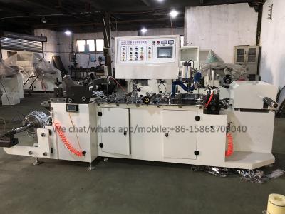 High Speed Needle Type Glue System Center Seal Machine With Moveable Rewind Device