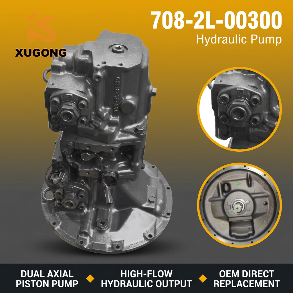 708-2L-00300 Excavator Hydraulic Pump Main Pump Assembly Replacement for Komatsu Excavator
