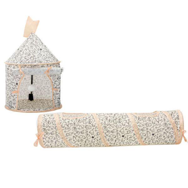 Фиксирование провода игрушка тоннеля кота 4 сезонов складная