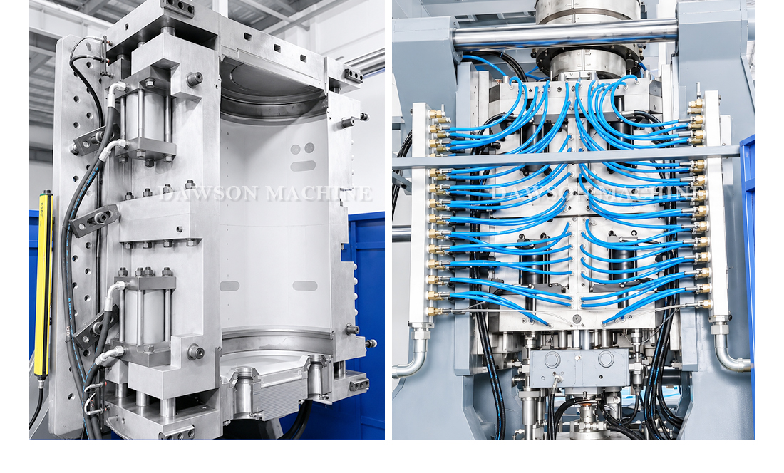 Automatic HDPE 200L Plastic Drum Blow Molding Machine Drum Making Equipment for Lubricant Oil Production