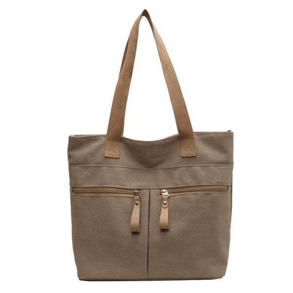 2023 custom wholesale high quality big heavy duty white canvas women bag blank plain cotton canvas tote bag with customi