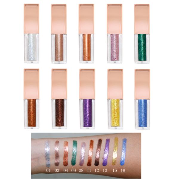 Cosmetics Shiny Liquid Eye Makeup Eyeshadow Glitter Shimmer Lipgloss Sunscreen