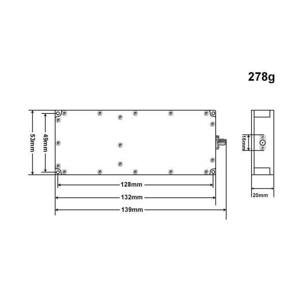 Industrial grade 70W 1.2ghz 2.4ghz 5.2ghz 5.8ghz uav Counter module for Security equipment