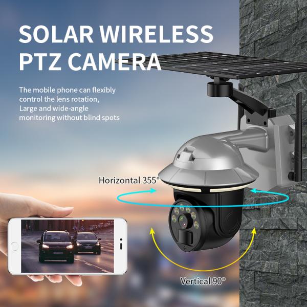 Motion Detection Two-way Audio New Wireless Garden Lights Security Monitoring 4G Solar Camera for Outdoor Use