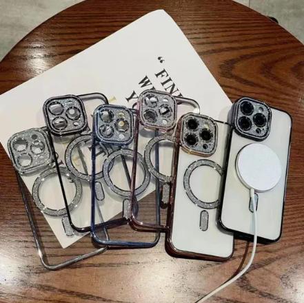 Magnetic Electroplated iPhone Case with Magsafe and Shock Absorption