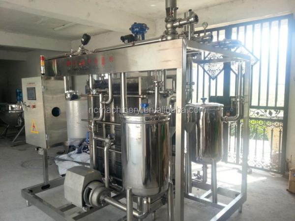 Pasteurizador flash de xarope de placa versátil de 3000L/H para aplicações de processamento de xarope
