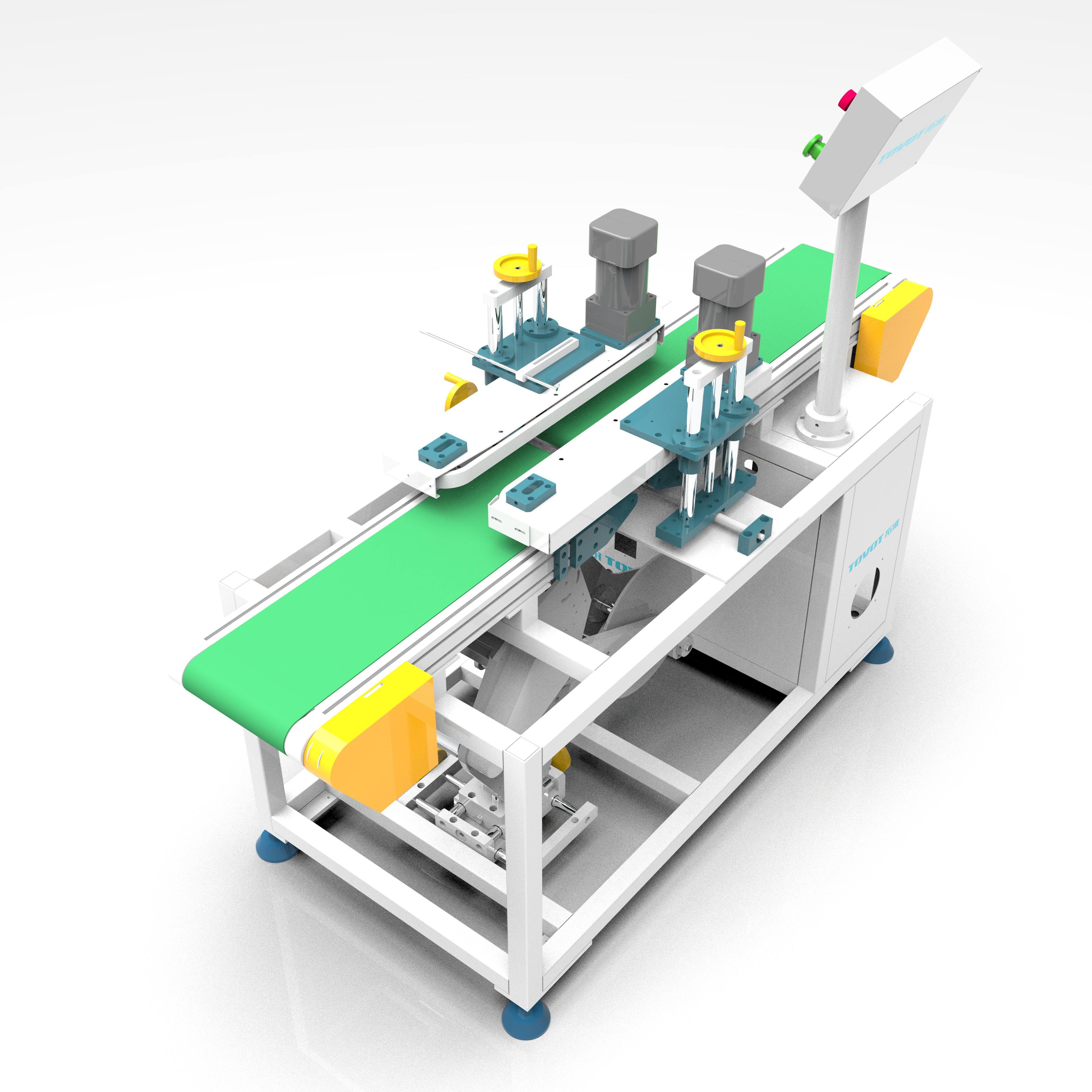 1.5kW Automatic Labeling Machine PLC Control 60 Bags / Minute Packaging