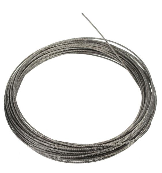3.2mm 316 7x7 câble en acier inoxydable AISI ASTM BS DIN GB JIS