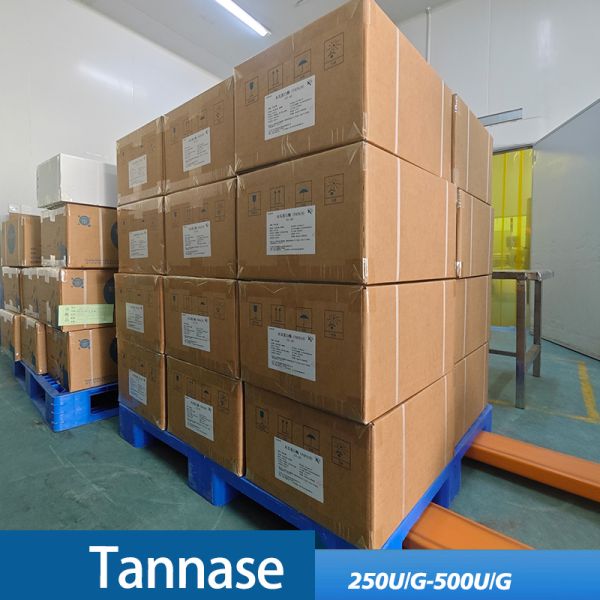 Tannin enzymes food grade  for removing bitterness from tea fruit juice and fruit wine.