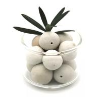 Médias d'appui à billes en céramique d'aluminium blanc poreux pour le catalyseur actif dans l'industrie du gaz naturel