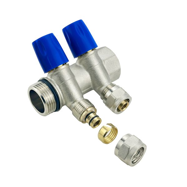 Brass Plumbing Heating Manifold Collecteur En Laiton Plomberie 3 Way 4 Way Male Water Pex Brass Manifolds For Water Distributor
