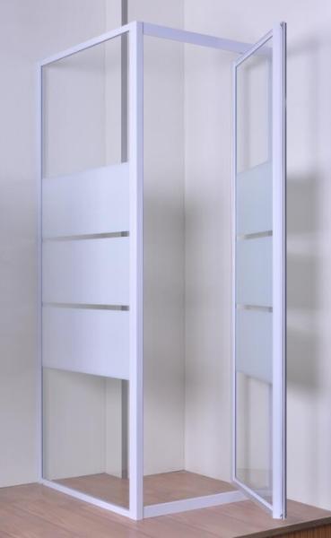 Side Panel Modular Glass Shower Cabins 800 X 800 X 1850 mm KPN2091