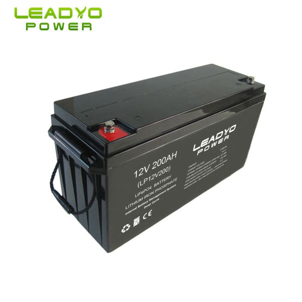Screwable Lithium Ion Phosphate Battery , ABS Case Deep Cycle Marine Battery