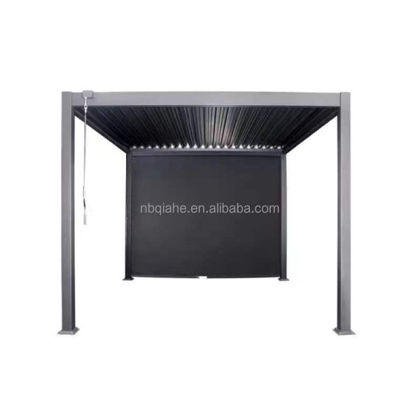 Aluminum Frame PERGOLA 3x4m Luxury Modern Outdoor Waterproof Roof Metal Garden Pergola