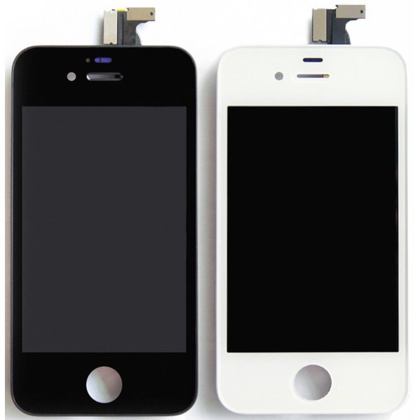 For iPhone 4 Black LCD Display with Touch Digitizer Screen Glass Assembly