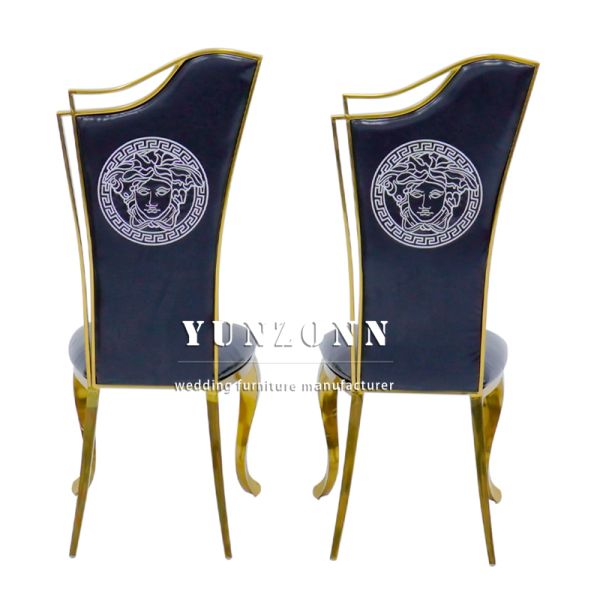 High Quality Beautiful Latest Designed Modern Luxury Golden Party High Back Throne king Chair