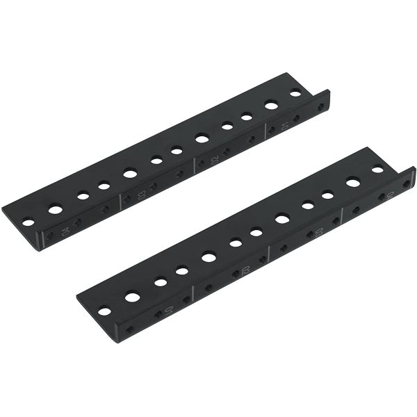 Стальная рельса для монтажа аудио Домашний театр Записывающая студия Окончание порошок черный