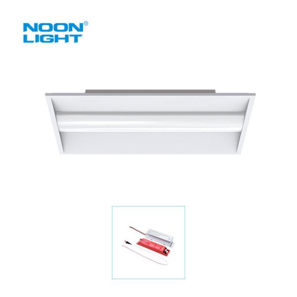 128W 2x2 Led Troffer Lights Integrated With Bi Level PIR Sensor