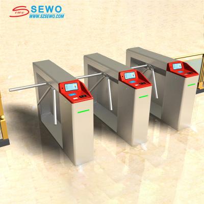 Puerta de giro de trípode RFID con lector de tarjetas Puerta de seguridad Puerta de giro de metro