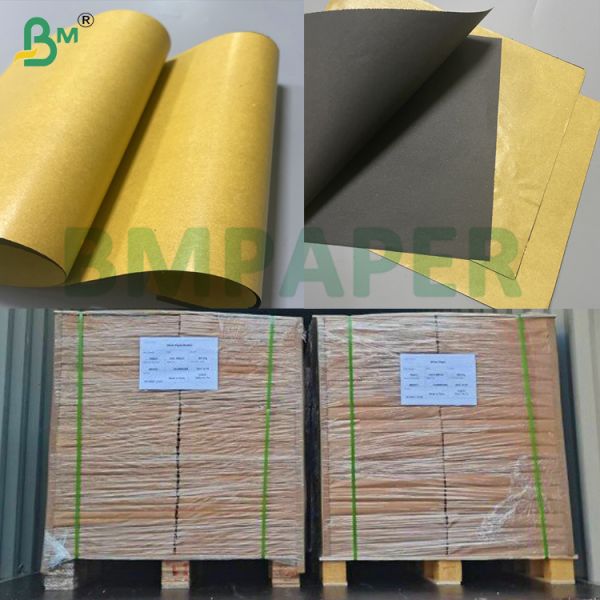56gm Sacs de protection à l' eau résistant à l' eau à la mangue respirante enduit de cire papier extérieur jaune et options noires