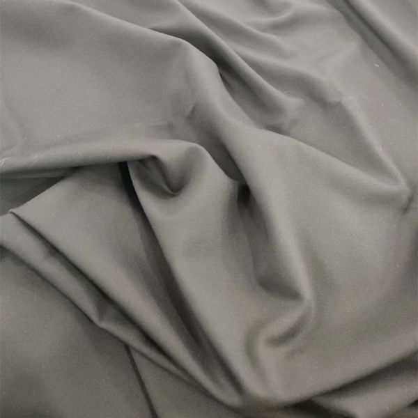 40s N/R Tejido romano negro 380 GSM Para ropa de alta gama