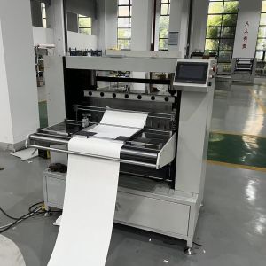 Full Automation Knife Paper Pleating Machine Adjustable Speed
