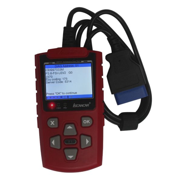 OBD2 Scanner Codes Red IScancar OBDII EOBD Cars Trouble Code Scanner English Edition