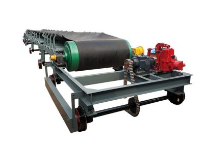 Transporte de correia reversível do minério de ferro 1200mm do aço carbono com roda