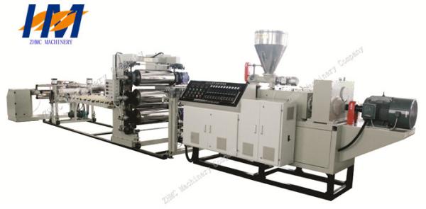 PVC Flooring Plastic Sheet Extrusion Line , 2000kg PVC Sheet Production Line