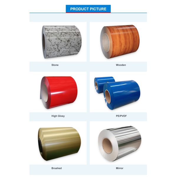 1mm Prepainted покрытая алюминиевым катушка крыши трейлера прокладки катушки покрытая PE
