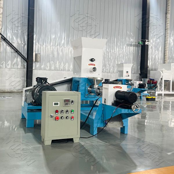 Automatic Fish Feed Extruder Machine Dog Food cat Food Fish Feed Puffing Machine Pet Feed Processing