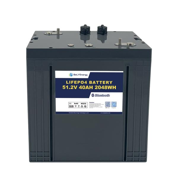 Bely Energy dernière conception 40AH 48v Lifepo4 batterie chariot de golf LiFePO4 batterie