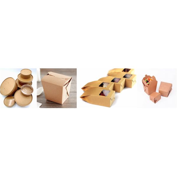 бумага kraft с поли прокатанным фильмом Сразу бумага Kraft контакта еды с поли прокатанным фильмом 250gsm