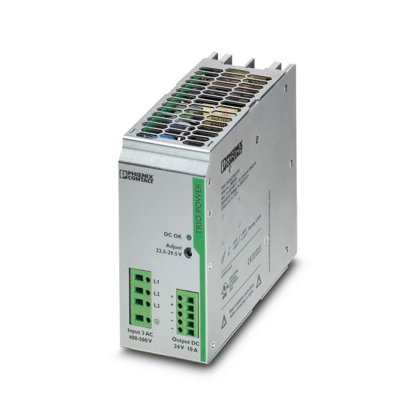 Phoenix Contact Power Supply 2866459 TRIO-PS/3AC/24DC/10 TRIO POWER Power Supply For DIN Rail Mounting