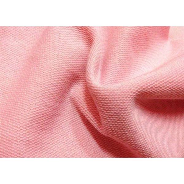 32s100% cotton hooded fabric minnow scale stretch knitted fabric leisure sports suit fabric stock