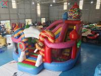 Manufacturer Inflatable Combos Happy Easter Candy Inflatable Bounce House Castle