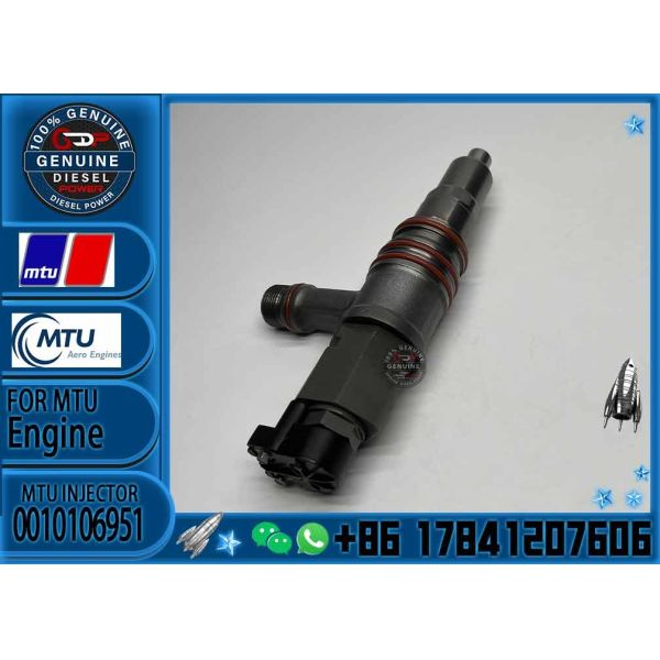 0010106951 Инжектор дизельного двигателя хорошего качества по хорошей цене 0010106951 для MTU 4000 переработанный высококачественный VTO-G166W4