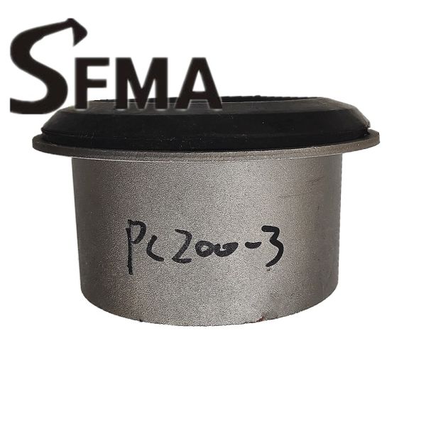 Construction Works Silver Rubber PC200-3 Engine Cushion