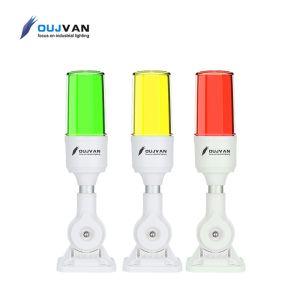 Foldable Base LED Machine Tool Light with 400Lm Luminous Flux and >90dB Buzzer Signal Warning Tower Light
