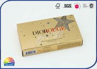 Boîte de pliage de carton d'or imprimée à l'intérieur de Tray For Lipstick de plastique