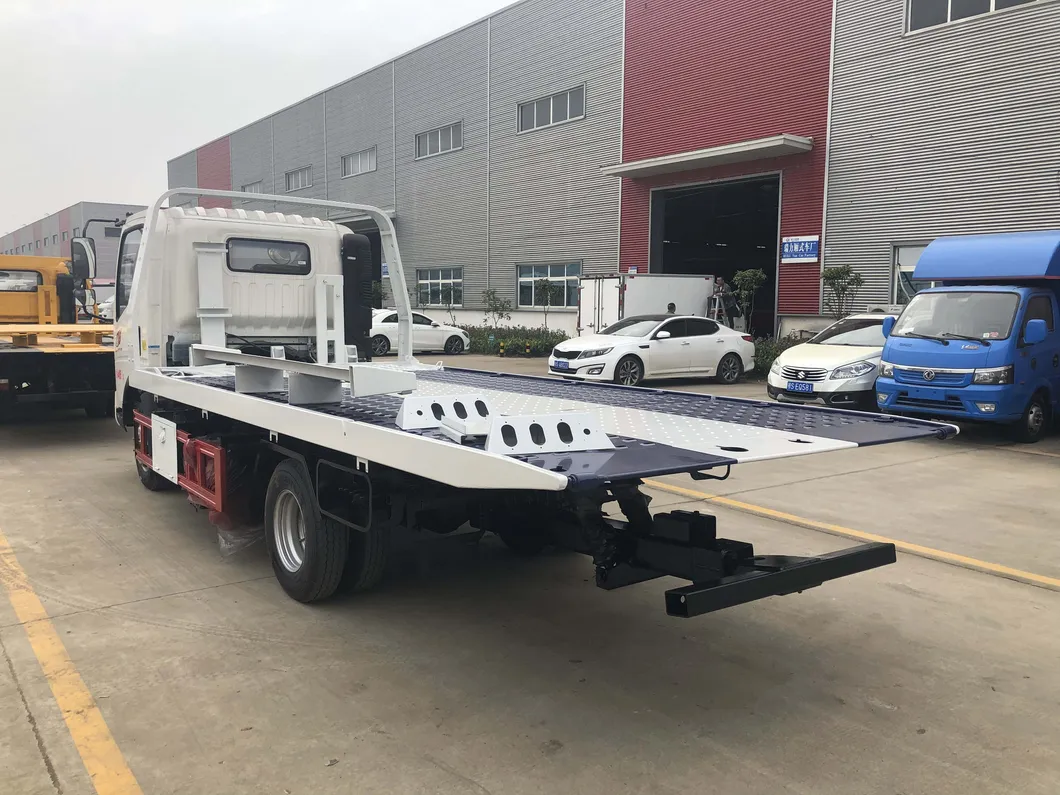 Sinotruk HOWO 4tons Flatbed Tow Truck 4ton 3-7t One-Towing-Two Platform Wrecker Heavy Duty Truck