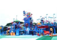 Anti UV Aqua Playground Children Water Play Slide For Hotel