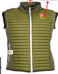 Customized Logo Mens Woven Vest , Single Jersey Knit Mens Stand Collar Vest