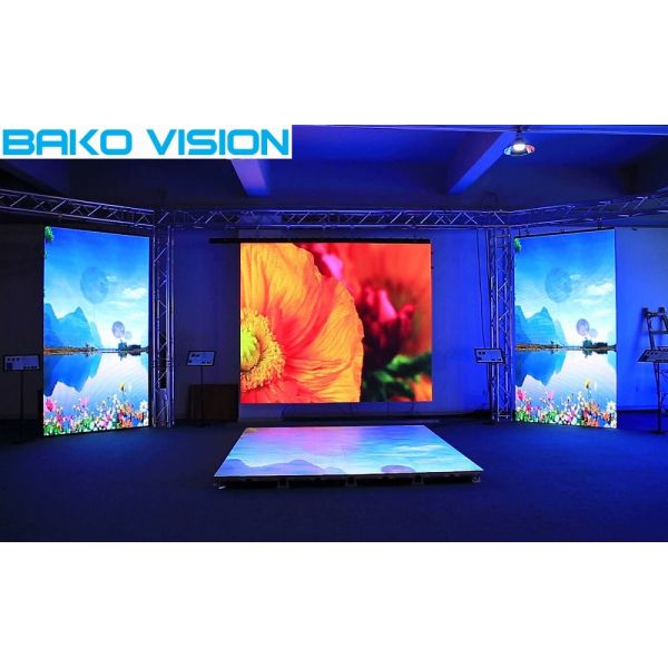 Dual Purpose Floor Indoor Rental LED Display P3.91 For Wedding / Night Club