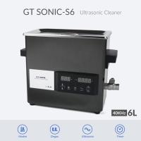 A GT SONIC S6 aqueceu 6L o painel de toque esperto de aço inoxidável do espelho ultrassônico do líquido de limpeza 40kHz